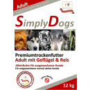 SimplyDogs - Adult mit Gefl&uuml;gel &amp; Reis