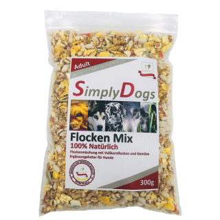 SimplyDogs Flocken-Mix Probe 300g