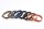 Fettleder-Halsband "Pure Basic" 45  mittlerer Hund oliv Chrom